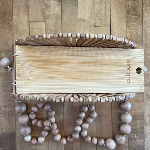 Cult GAIA Luna Bamboo Crossbody Bag Purse - Picture 3 of 7